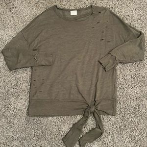 Olive green sweatshirt
